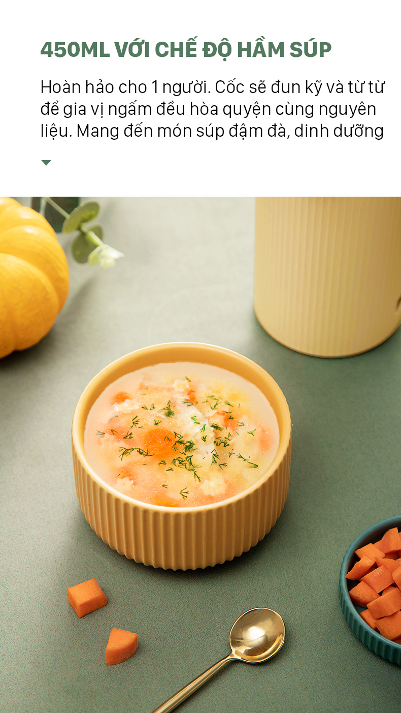 Máy Làm Sữa Hạt SnapBee - Máy Làm Sữa Hạt Mini SnapBee SK-205VN 15 12-snapbee