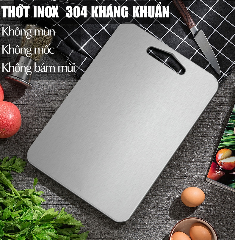 Thớt inox Âu Mỹ - AM-202VN 1 thớt inox âu mỹ