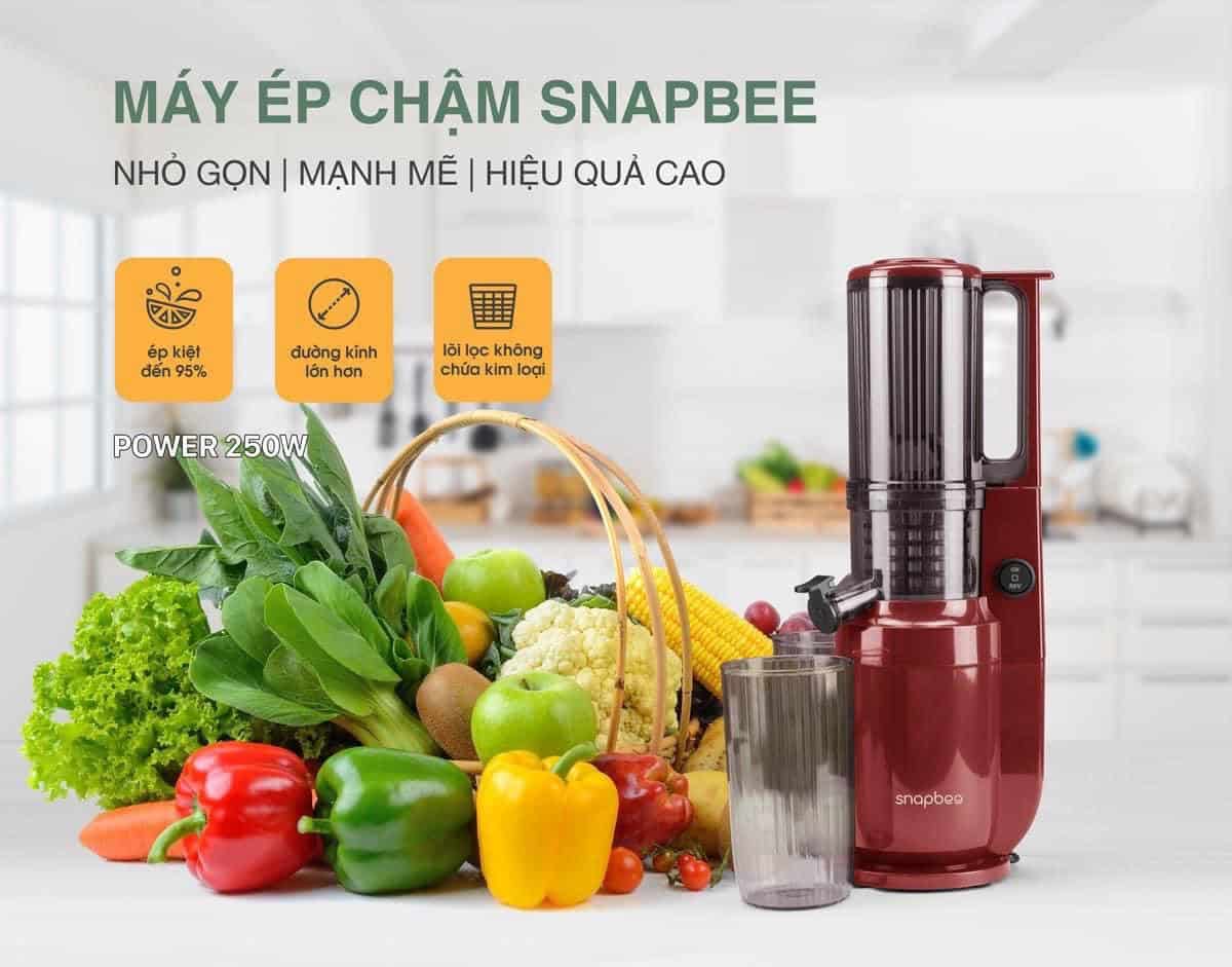 Máy ép chậm SnapBee SK-202US - Máy ép trái cây SnapBee SK202US 3 máy ép snapbee 2021