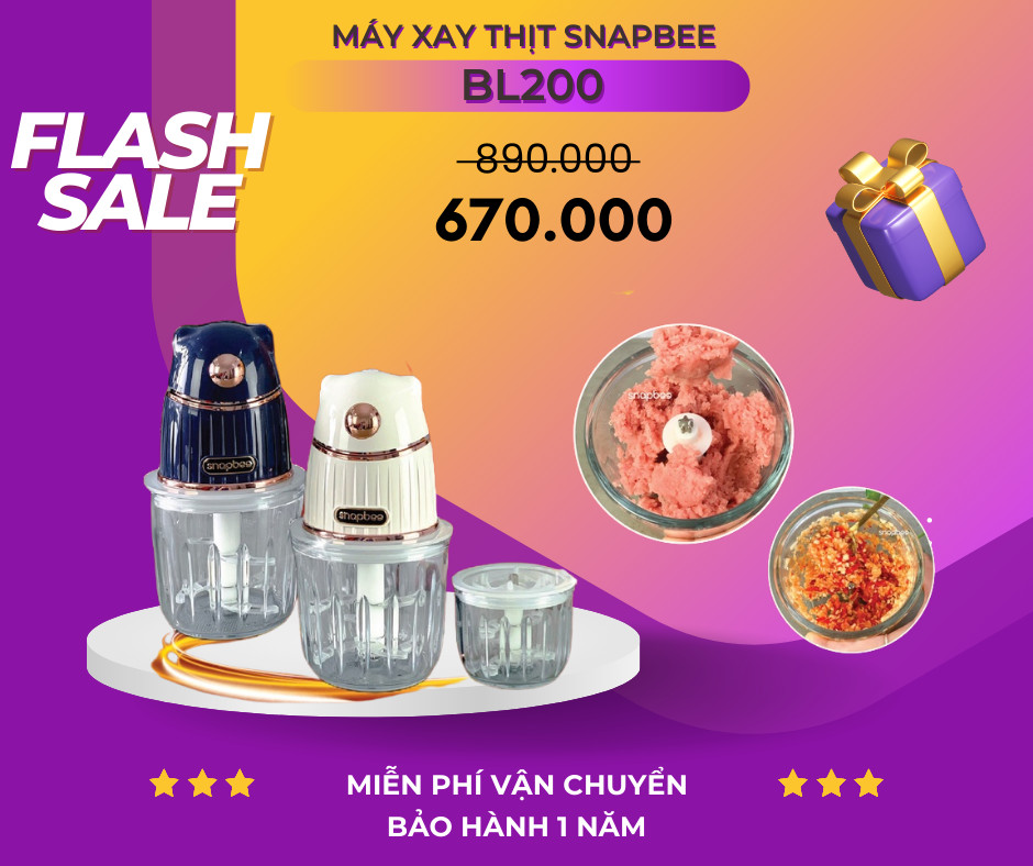 Máy Xay Thịt SnapBee BL200 - Máy Xay SnapBee 1 máy xay thịt snapbee