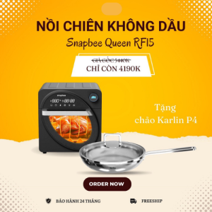 nồi chiên không dầu snapbee queen 8