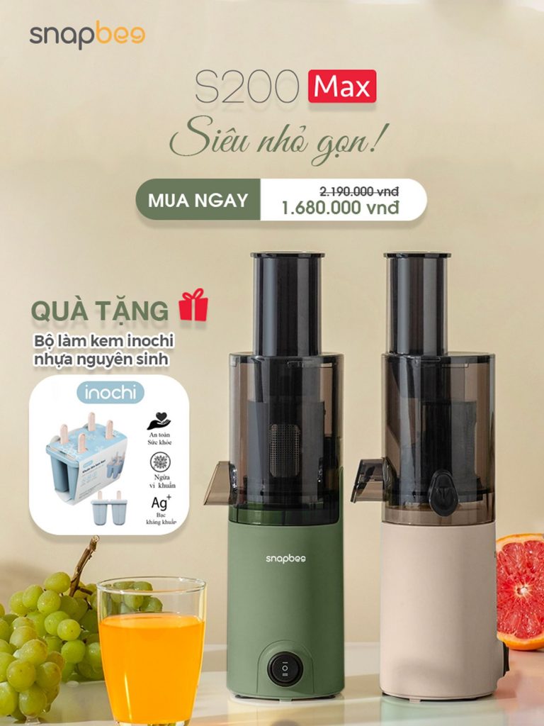máy ép trái cây snapbee s200 max-snapbee